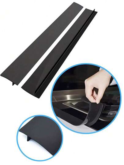 شريط منعزل من السليكون مقاوم للحرارة العالية قطعة واحدة ، شريط منعزل ناعم مقاوم للزيت والأوساخ لفتحات موقد الغاز