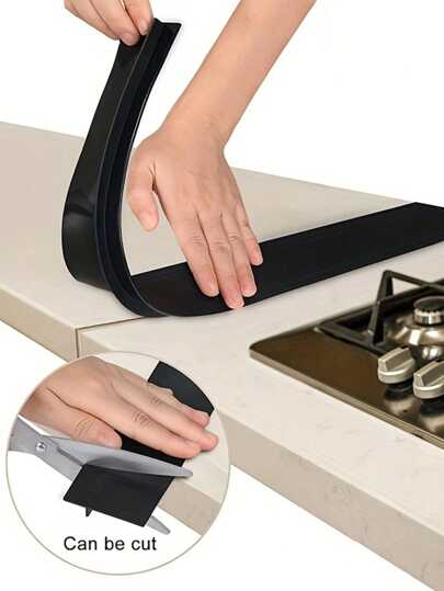 شريط منعزل من السليكون مقاوم للحرارة العالية قطعة واحدة ، شريط منعزل ناعم مقاوم للزيت والأوساخ لفتحات موقد الغاز