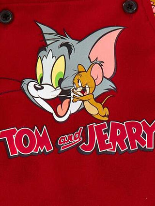 فساتين بيبي TOM & JERRY X طقم فستان تي شيرت وسالوبيت بتصميم نقاط للبنات الرضع قطعتين