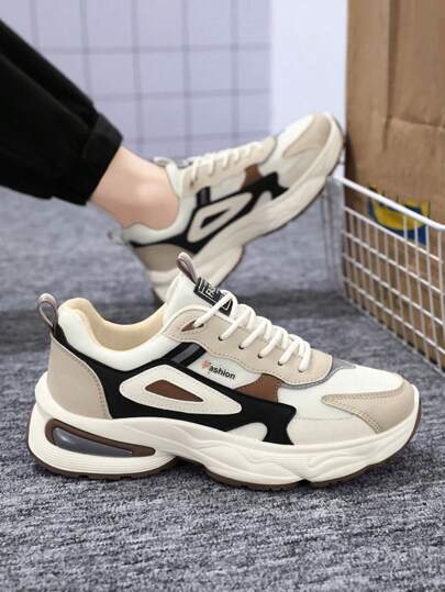 أحذية رياضية كاجوال مقاومة للانزلاق للرجال، أحذية رياضية ذات منصة أنيقة، قابلة للتنفس، مقاومة للبلى، مريحةرمضان