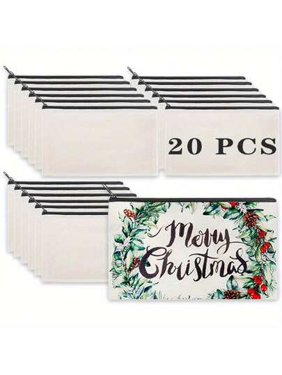 حقائب مكياج قابلة للتخصيص عن طريق الطباعة الحرارية - علب قلم رصاص مع نافذة شفافة، قوية وأنيقة وهدية شخصية مثالية