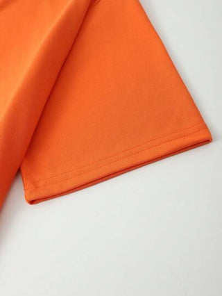 Manfinity EMRG بلوزة رجالية بطباعة حرف رقبة طاقم كاجوال ، صيف