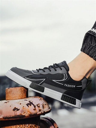 أحذية رياضية جلدية عالية الكاحل للرجال، أحذية رياضية كاجوال، أزياء كرة السلة والشارع، مناسبة للمقاسات من 39 إلى 47