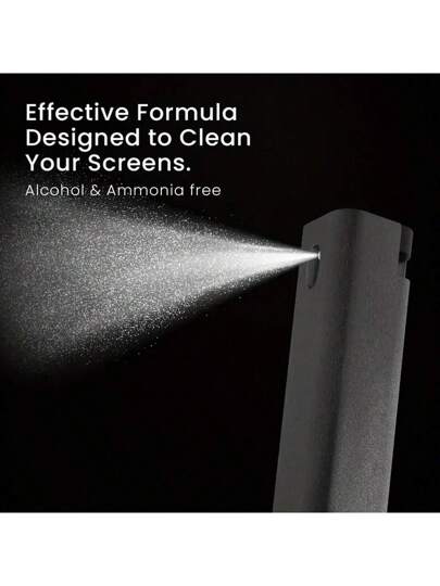 مجموعة رذاذ تنظيف الشاشة من الألياف الدقيقة 2 في 1، تأتي مع قطعة قماش من الألياف الدقيقة لمسح الهاتف المحمول، قطعة قماش تنظيف النظارات، أداة تنظيف الهاتف المحمول، مناسبة للهواتف المحمولة، الأجهزة اللوحية، الكمبيوترات