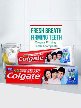 colgate طقم واحد، معجون أسنان بنكهة النعناع معزز بالكالسيوم للحماية من التجاويف الفائقة، يقوي الأسنان ، ينتعش النفس، أبيض متلألئ، مضاد للتجاويف (90جم/3.17أونصة)