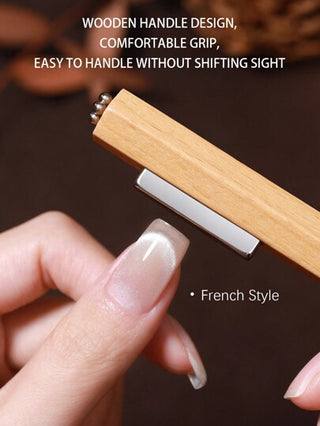 annies قطعة واحدة من أداة تحديد الأظافر في شكل سيجار ذات مغناطيس قوي للطلاء الجيل ذو مظهر عين القطة، مقاس كبير لأدوات الزخرفة على الأظافر