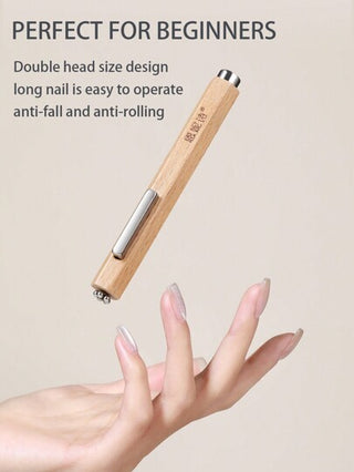 annies قطعة واحدة من أداة تحديد الأظافر في شكل سيجار ذات مغناطيس قوي للطلاء الجيل ذو مظهر عين القطة، مقاس كبير لأدوات الزخرفة على الأظافر