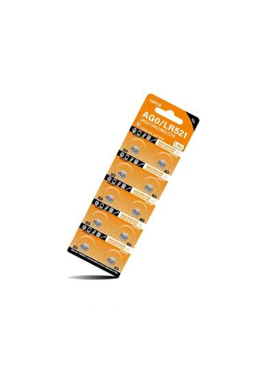 10-100 قطعة بطاريات ازرار 1.55 فولت جديدة AG0 379 SR63 LR69 LR521 379A لساعات العاب جهزة التحكم عن بُعد SR521SW D379 خلية قرص قلوية