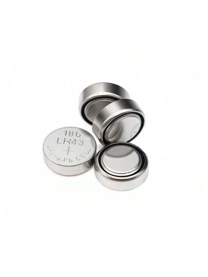 10-100 بطارية زر AG12 LR43 AG 12 SR43 186 386 LR1142 V12GA بجهد 1.55V لساعات اليد والألعاب والأجهزة عن بعد