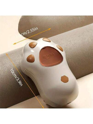 1 قطعة فرشاة بخار كهربائية 3في1 - أداة تجميل نهائية مع تنظيف ذاتي، شعيرات تدليك من السيليكون، إزالة الشعر وعناية بالفراء للقطط والكلاب - تصميم أنيق على شكل نعل