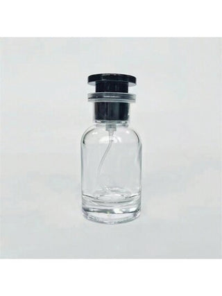 زجاجة عطر زجاجية فاخرة 30مل ، رشاش مستحضرات تجميل ناعم ، وعاء زيوت أساسية زجاجي شفاف محمول، مناسب للسفر قطعة واحدة