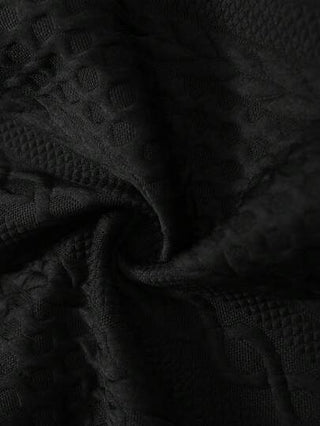 Manfinity Homme السترة الرجالية الكاجوال ذات اللون الأحادي والملمس المنسوج للربيع/الخريف