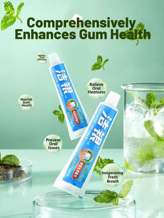 colgate قطعة واحدة ، معجون أسنان منشط لثوي عشبي ، صيغة عشبية ، منعش للأنفاس ، يُقلل من التهاب الفم ، يشفي اللثة ، رائحة البرتقال (90 جرام / 3.17 أونصة)