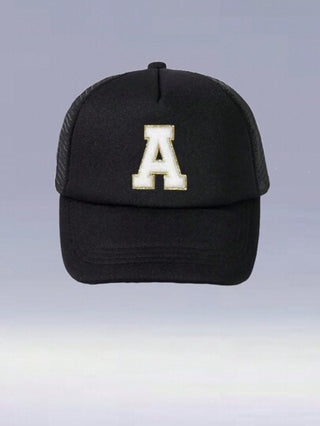 قبعة بيسبول للأطفال 1قطعة، قبعة كاجوال خفيفة الوزن قابلة للتنفس متعددة الوظائف، متوفرة ب-26 حرف، مناسبة للأولاد والبنات للارتداء في يوم العودة إلى المدرسة