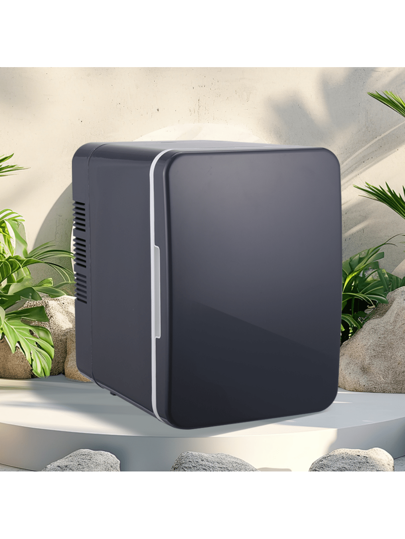 ثلاجة صغيرة سعة 4 لتر، تحتوي على 6 علب (330مل لكل منها)، مناسبة للاستخدام في غرفة النوم والسيارة ومكتب العمل والسكن الطلابي، تستخدم لتبريد وتدفئة الأطعمة والمشروبات ومستحضرات التجميل والعناية بالبشرة