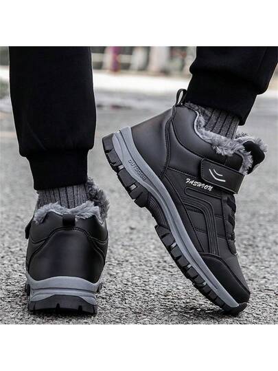 بوت ثلج رجالية خفيفة جديدة مناسبة للشتاء، بوت من البولي يوريثان مقاس كبير للرجال (39-48 أوروبي)، بوت походные مريحة للاستخدام اليومي، بوت походные دافئة، مضادة للانزلاق وعالية التحمل، باللون الأسود والرمادي