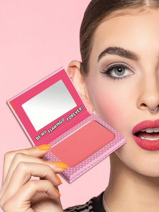 Misslyn مجموعة قرص أحمر خدود Treatment Me Sweet Powder Blush ، قوام بودرة حريرية ، يضيء الوجه بلون ثابت أو لامع ، مع مرآة ، إضاءة طبيعية خامدة ، صبغة طويلة الأمد ، خفيفة ، ناعمة ، قابلة للمزج ، تلوين خدود بودري طبيعي ، مكياج نمط Y2K ، هدايا عيد الحب...
