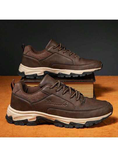 أحذية رياضية رجالية، أحذية جلدية مقاومة للماء، أحذية رياضية وترفيهية لكبار السن والمشي لمسافات طويلة، أحذية جري وتسلق للرياضات الخارجية