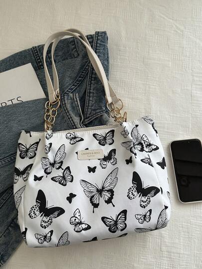 حقيبة كتف كبيرة السعة ذات تصميم مخطط أنيق للنساء، حقيبة تسوق مزودة بسحاب للاستخدام اليومي، حقيبة كتف سلسلة مبسطة مناسبة للمراهقات والطالبات وموظفي المكاتب، مثالية للمكتب والعمل والأعمال واليوم الدراسي، أفضل حقيبة عمل للنساء والطلاب المدرسيين