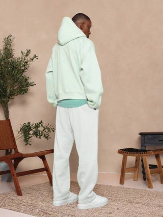 SUMWON بلوفر مبطن مريح لاستخدامات المنزل، ملابس مريحة ذات جيب كنغر كاجوال وملابس رياضية عادية، ملابس مريحة للكافة المواسم بتصميم مبالغ بالحجم