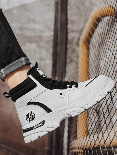 بوت كاحل رياضية عالية للرجال، بوت كاحل كاجوال موضة جديدة 2024، بوت походные مانعة للانزلاق مقاومة للماء