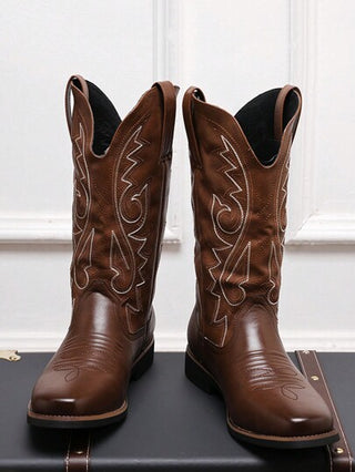 تناسب مع البليزر، بوت رجالية عصرية متعددة الاستخدامات، بوت جلدية اصطناعية عالية الكاحل للخارج، بوت الرعاة الغربية، وأحذية تشيلسي تناسب مع الجينز