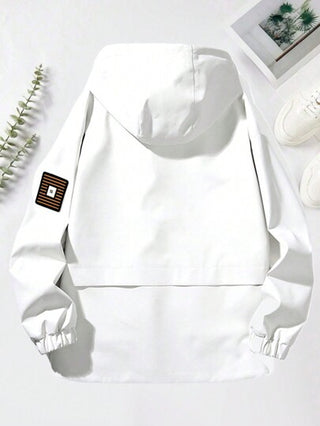 جاكيت شحن فضفاضة مطبوع عليها رسائل 2024 للرجال، ملابس خارجية كاجوال للربيع والخريف