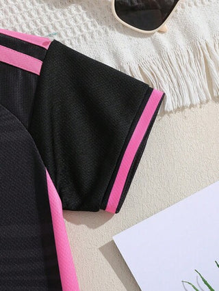 تي شيرت رياضي كاجوال سريع الجفاف للأطفال