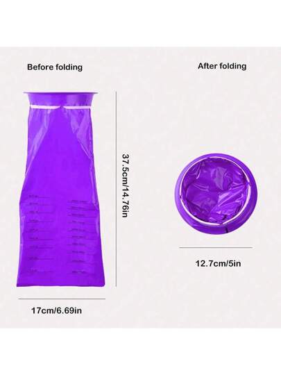 10حقائب قيء قابلة للتخلص منها - مانعة للتسرب بجودة طبية، حقائب قيء محمولة، 2000مل في كل عبوة، للغثيان، السفر، الإغماءات، السيارات، الطائرات والقوارب، الرياضة