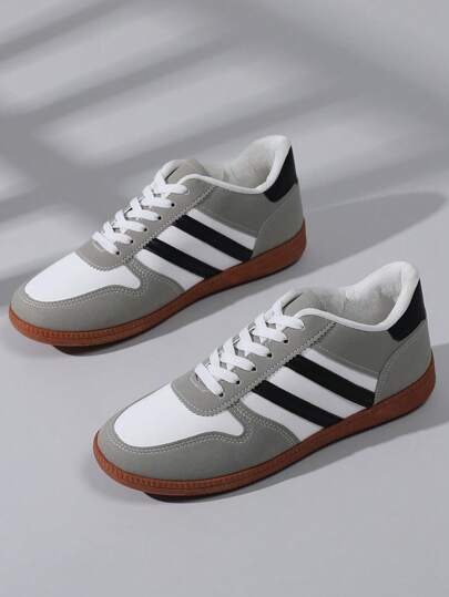 أحذية رياضية متعددة الوظائف للرجال: مدربات، أحذية تزلج، أحذية دانتيل عادية مسطحة، أحذية رياضية للطلاب، أحذية تدريب لياقة بدنية داخلية