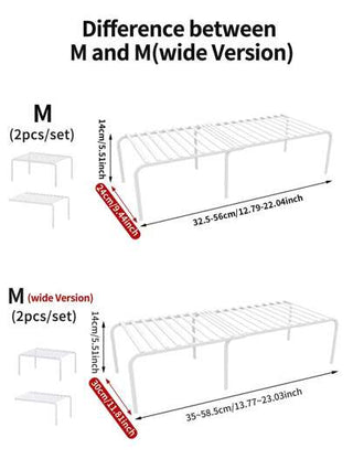 رف تخزين أبيض بسيط معدني أحادي الطبقة متعدد الأغراض، منظم خزانة وبانتري قابل للتعديل للأواني والأطباق
