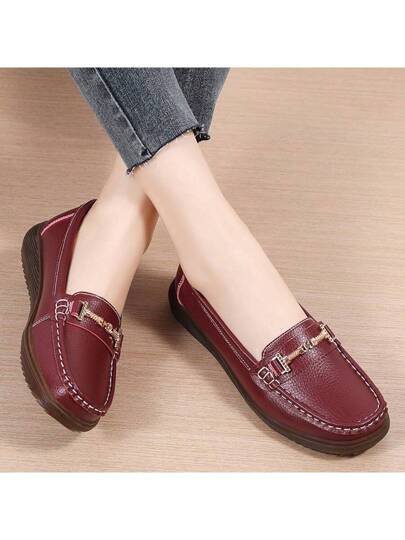 أحذية لوفر كاجوال للنساء ، أحذية ذات قاع ناعم مريحة للأمهات متوسطي العمر والكبار في السنرمضان