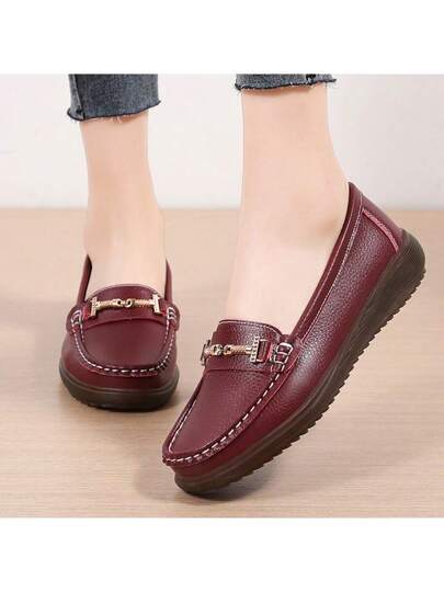 أحذية لوفر كاجوال للنساء ، أحذية ذات قاع ناعم مريحة للأمهات متوسطي العمر والكبار في السنرمضان