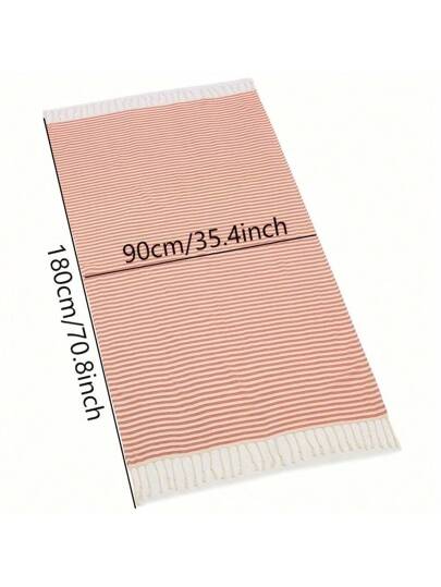 منشفة شاطئ تركية، مخطط، مضغوط، خفيف الوزن، للكبار، العطلات، السفر، التخييم، السباحة، أوقات الفراغ، إكسسوار الحفلات