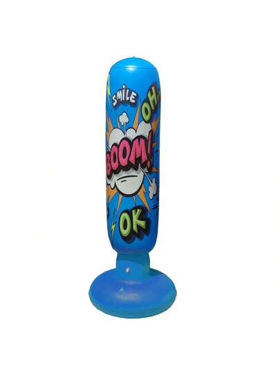 قطعة واحدة من رمل القفز المنتفخ للعائلة بطول 120 سم، رمل قفز رأسي منتفخ للتدريب اللياقة البدنية بالمنزل