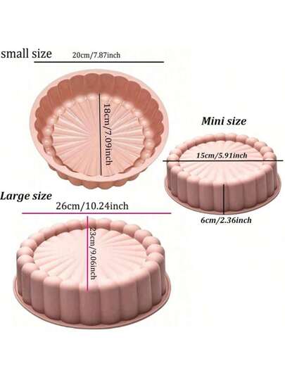 قطعة واحدة، قالب الكيك، قالب كيك دائري، قالب كيك غير لاصق، قالب كيك سيليكون، مقالي خبز لحفلات أعياد الميلاد، أداة خبز Diy، قالب كيك منزلي متعدد الوظائف، أدوات المطبخ، أدوات المطبخ