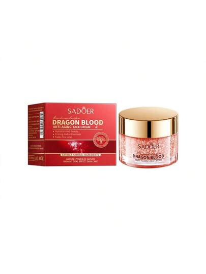 SADOER كريم الوجه المضاد للتجاعيد بخلاصة دم التنين جانوديرما لوسيدوم