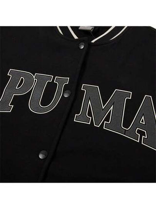 Puma جاكيت جاكيت رياضي بناتي موديل (682179-01) بفتحات في المنتصف، قطن مريح وفضفاض