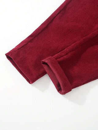 SHEIN بنطال قطني سادة بجيب للفتى بتصميم بسيط وكاجوال