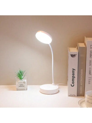 مصباح مكتب LED قطعة واحدة، خاصية اللمس لضبط 3 مستويات للإضاءة، مصباح حماية للعين، إضاءة ليلية دافئة، مناسبة للدراسة والعمل والأطفال والكبار، للمساعدة في الرضاعة والنوم، إضاءة ليلية قابلة للضبط بالبطارية أو التشغيل عبر منفذ USB