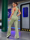 Streetz SHEIN Sport مجموعة رياضة نسائية سبور مريحة وجريئة، ملابس نسائية طقم وضيق مكون من سروال وصدرية