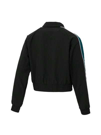 Puma جاكيت كاجوال من نوع T7 بقصة فضفاضة للنساء بأسلوب باريسي مبطن (629113-01)