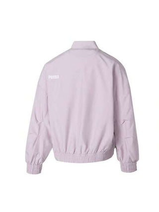 Puma معطف جاكيت بأكمام طويلة وياقة مرتخية للنساء، طراز 626021-60