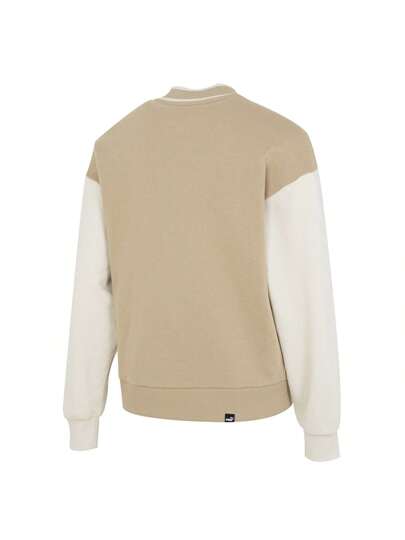 Puma جاكيت معصوبة الألوان مبسّطة بسحاب للنساء، جاكيت رياضية كاجوال مجسمة، 682179-83