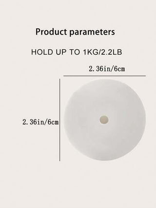 مثبت حامل شريط الطاقة ، مثبت ملصقات مقبس الحائط بدون فتحة ، حمولة 10 كجم / 22 رطل كحد أقصى ، للمكتب ، والجدار ، وراوتر WiFi ، وجهاز التحكم عن بعد ، وصندوق المناشف الورقية