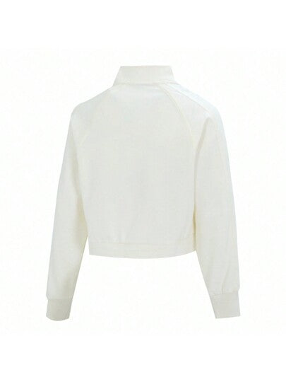 Puma جاكيت بكولاريقف، أبيض، جاكيت خارجي للرياضة والنشاطات اللامنزلية، فضفاض، 623475-65