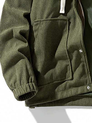 معطف مبطن خفيف للرجال مناسب للرياضات الخارجية ، الربيع والخريف