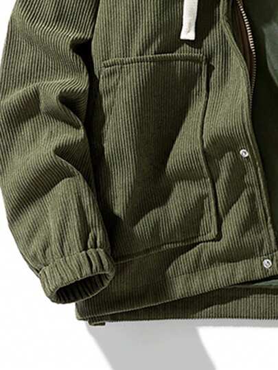 معطف مبطن خفيف للرجال مناسب للرياضات الخارجية ، الربيع والخريف