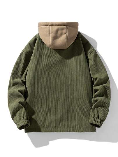 معطف مبطن خفيف للرجال مناسب للرياضات الخارجية ، الربيع والخريف