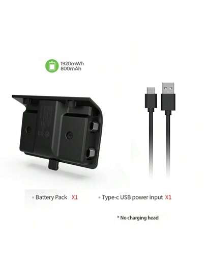 بطارية قابلة للشحن سعة 800 مللي أمبير بالإضافة إلى كابل الشحن (محول الشحن غير مشمول) قطعة واحدة DOBE TYX-2610 ، لوحدة التحكم اللاسلكية X/S فقط من سلسلة X